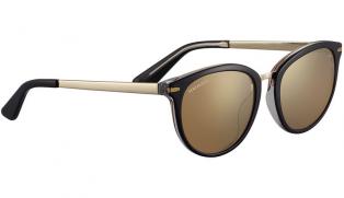 Jodie Shiny Black Transparent Layer Mineral Polarized Drivers Gold Cat 3 To 3 01