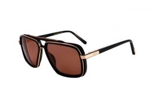 Black And Gold Boris Sunglasses Brown Lenses Result