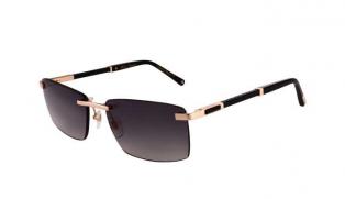 Gold And Black Lev Sunglasses Grey Lenses Result