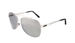 Silver And Black Ophelio Sunglasses Silver Mirror Lenses Result